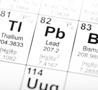 Pb - Chemical symbol for lead