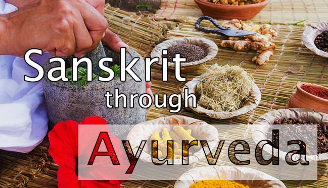 Sanskrit through Ayurveda