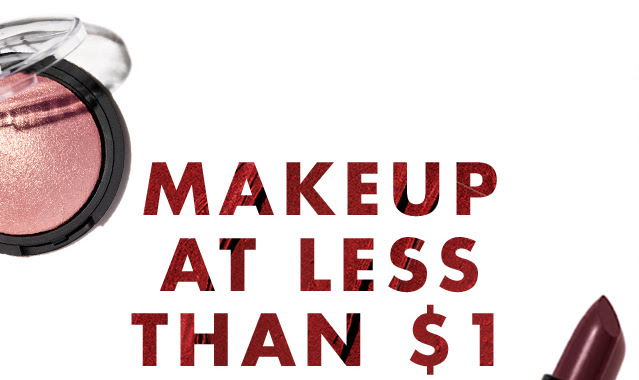 Makeup starting at less than $...