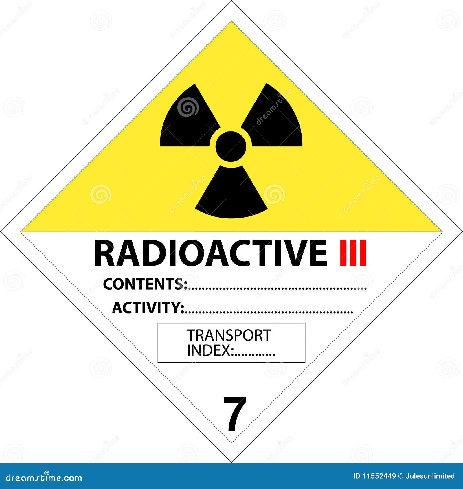 Sicurezza E Segnale Di Pericolo Radioattivi Illustrazione ...