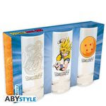 Dragon Ball Z- set de 3 verres Abystyle