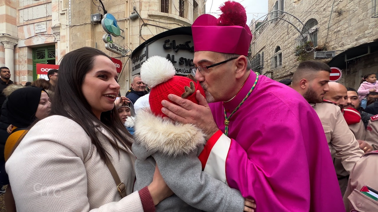 Belén acoge al patriarca en Nochebuena