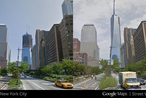 谷歌街景地图推出“时光机”功能