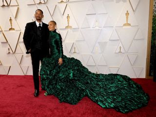 will smith y jada pinkett smith en los premiso oscar 2022