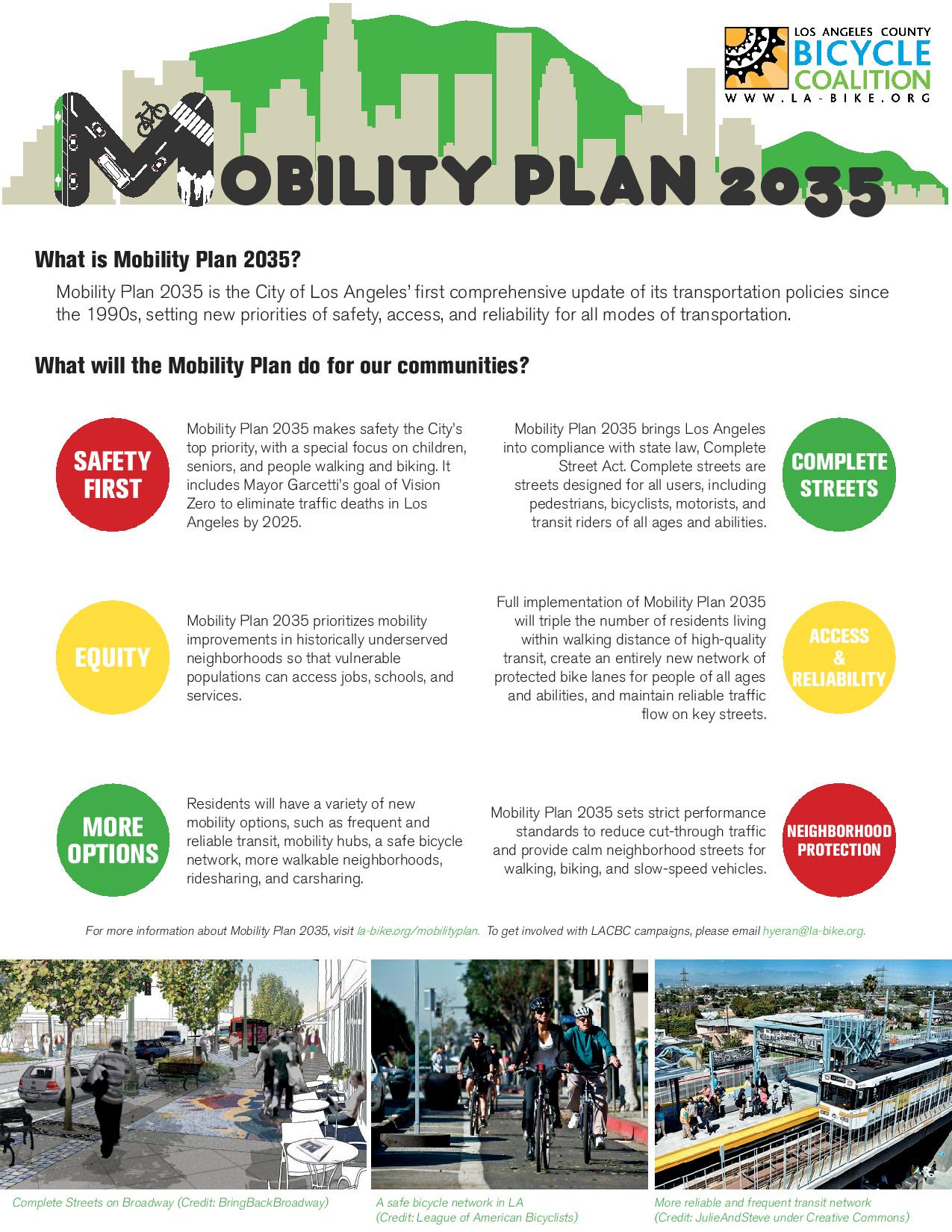 Mobility Plan 2035 LACBC