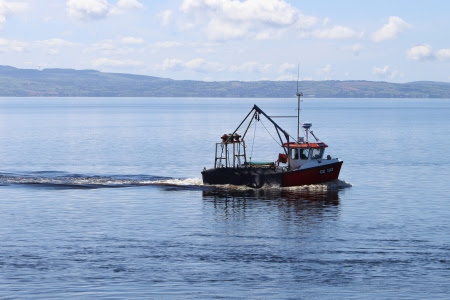 Fishing boat at Moville, Donegal. Photo credit CoastMonkey photography.