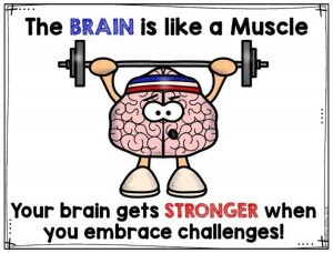 brain is like a muscle