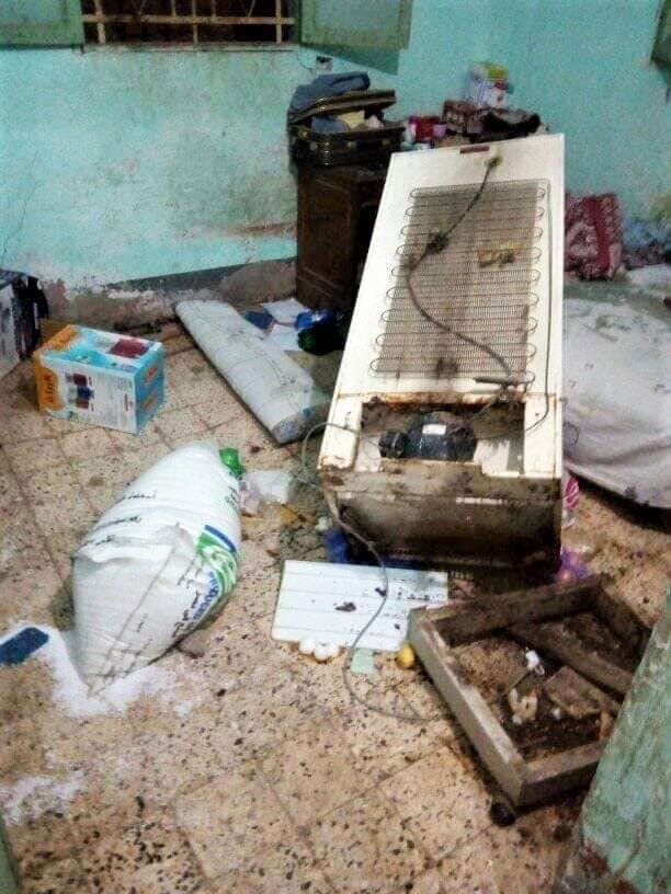 Damage to home of parents of Fady Yousef in village in Minya Governorate, Egypt. (Nader Shukry, Facebook
