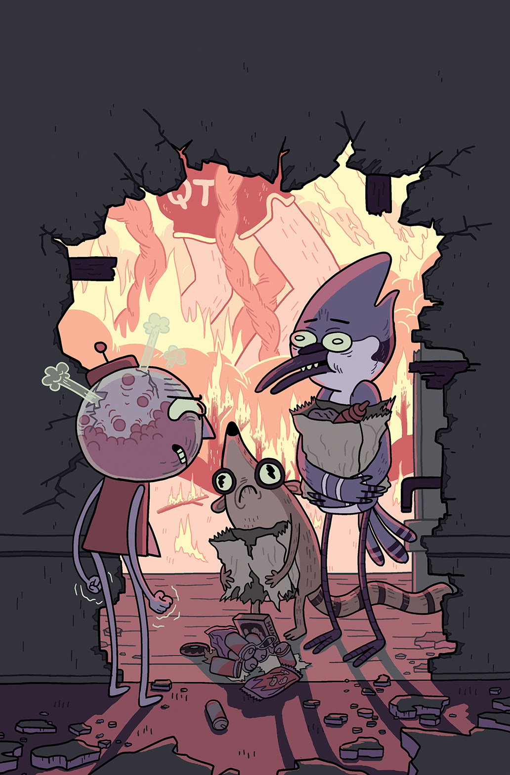 REGULAR SHOW 2014 ANNUAL #1 Cover B by Jen Lee
