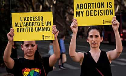 Abortion rights at risk in region led by party of Italy’s possible next PM