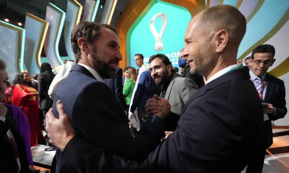 Gareth Southgate and Gregg Berhalter