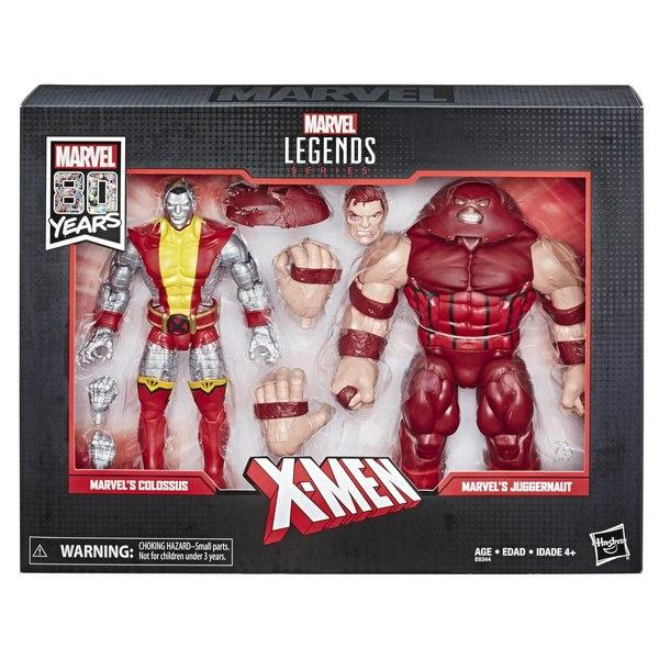 Image of Marvel Comics 80th Anniversary Marvel Legends Juggernaut and Colossus Two-Pack (RE-STOCK) - DECEMBER 2019