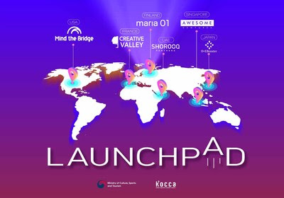 LAUNCHPAD is a global program designed to help Korean content startups' overseas expansion in 6 countries, including US, Japan, Singapore, France, Finland and UAE