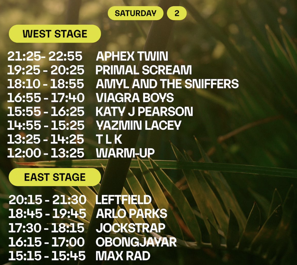 FORWARDS Festival Line Up + Set Times For 2023 • WithGuitars