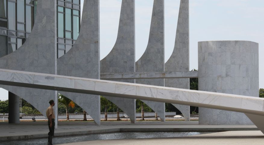 Palácio do Planalto, na Praça dos Três Poderes, em Brasília