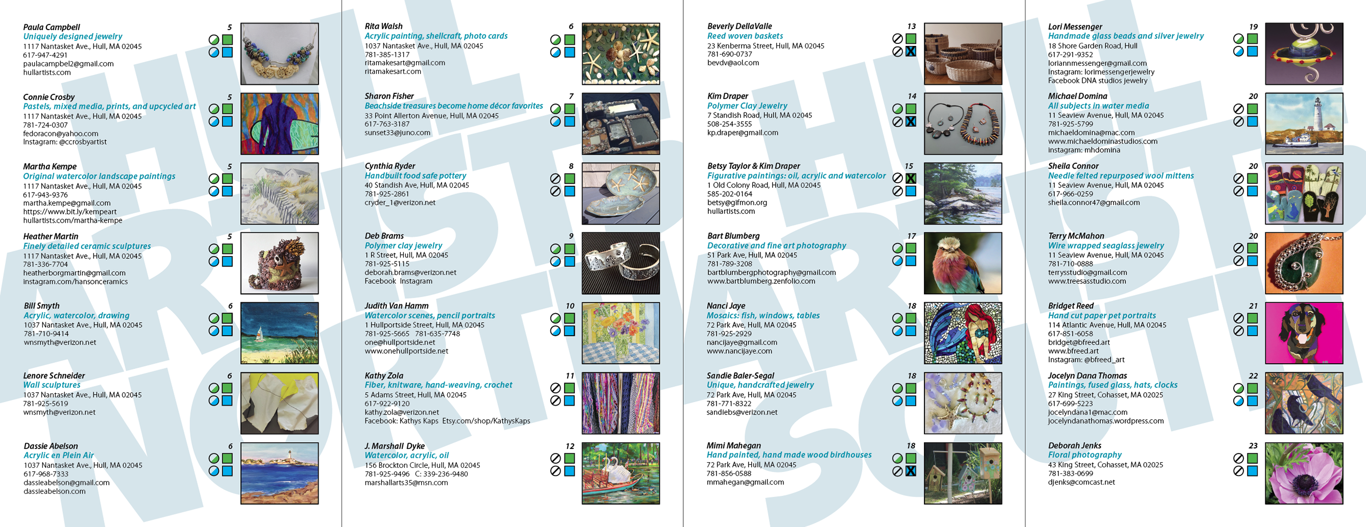 Open Studios Exhibit Locations
