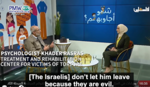 Palestinian psychologist coaches families on coping with jailed terrorist fathers: ‘tell kids Israelis are evil’