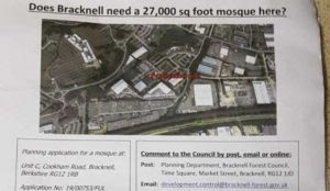 UK: Foes of proposed mosque cite traffic, parking concerns, mosque supporters cry “Islamophobia”