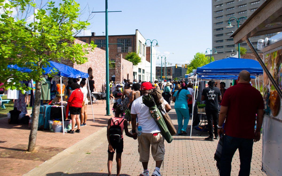 Juneteenth festival in Jackson, Mississippi..