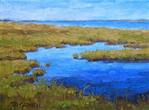 'September Marshes' An Original Oil Painting by Claire Beadon Carnell 30 Paintings in 30 Days Challe - Posted on Friday, January 2, 2015 by Claire Beadon Carnell