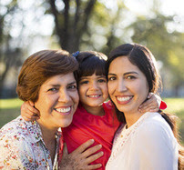 multigenerational picture of hispanic women