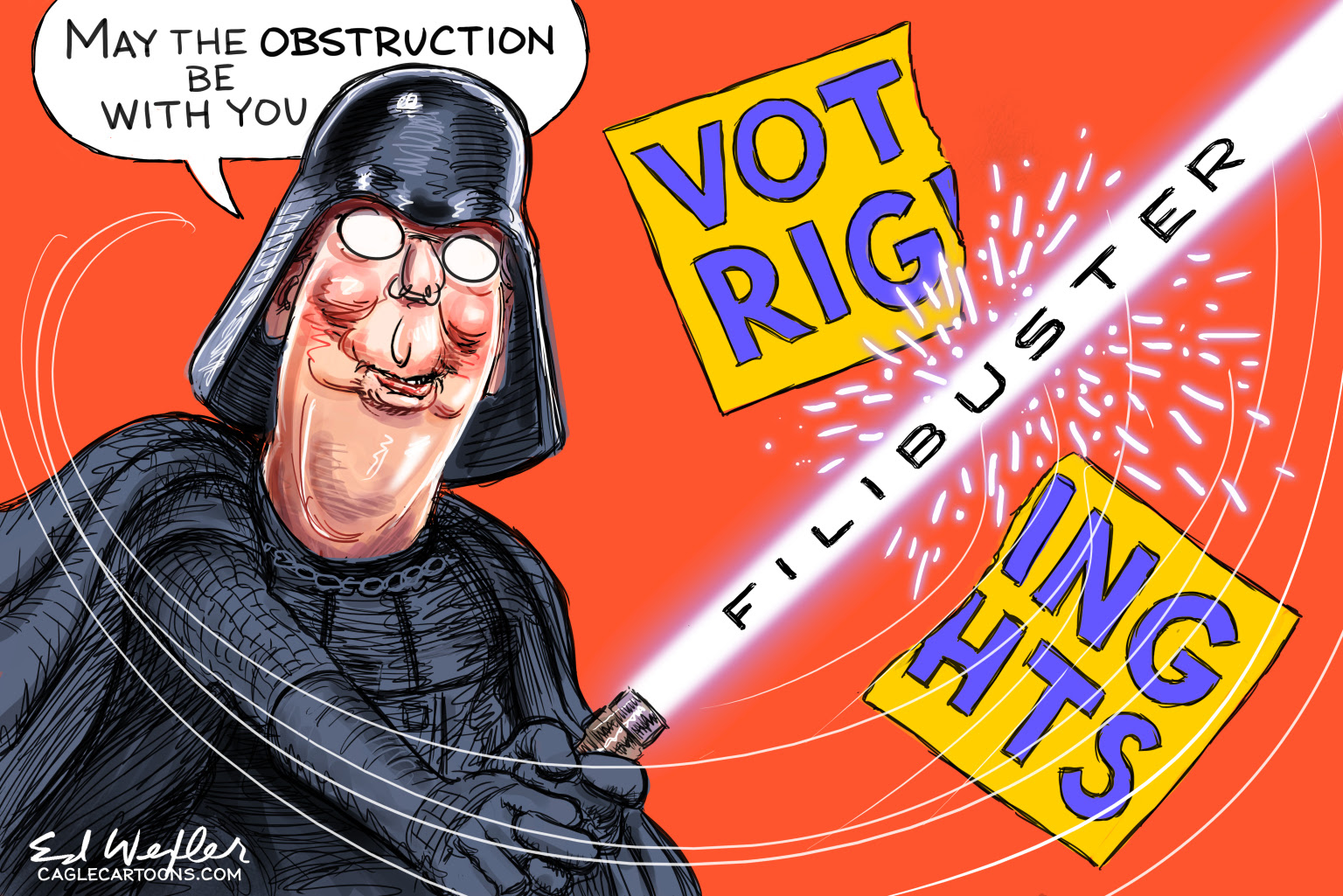 Republicans use filibuster to kill voting rights