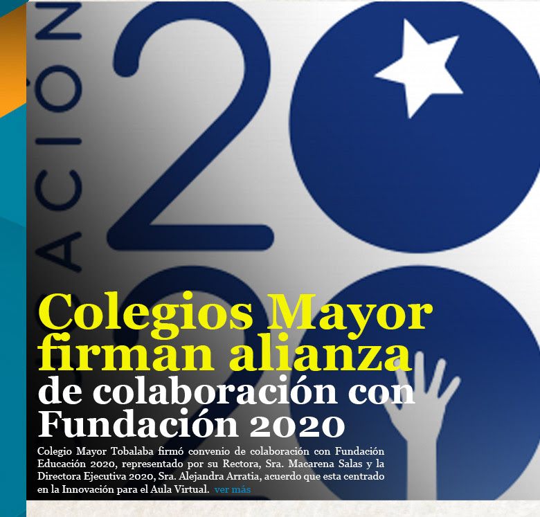 Colegios Mayor firman alianza de colaboración con Fundación 2020