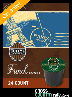 Tully's French Roast Keurig K-cup coffee