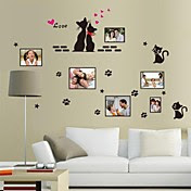 Wall Stickers Wall Decals, Cartoon Couple...