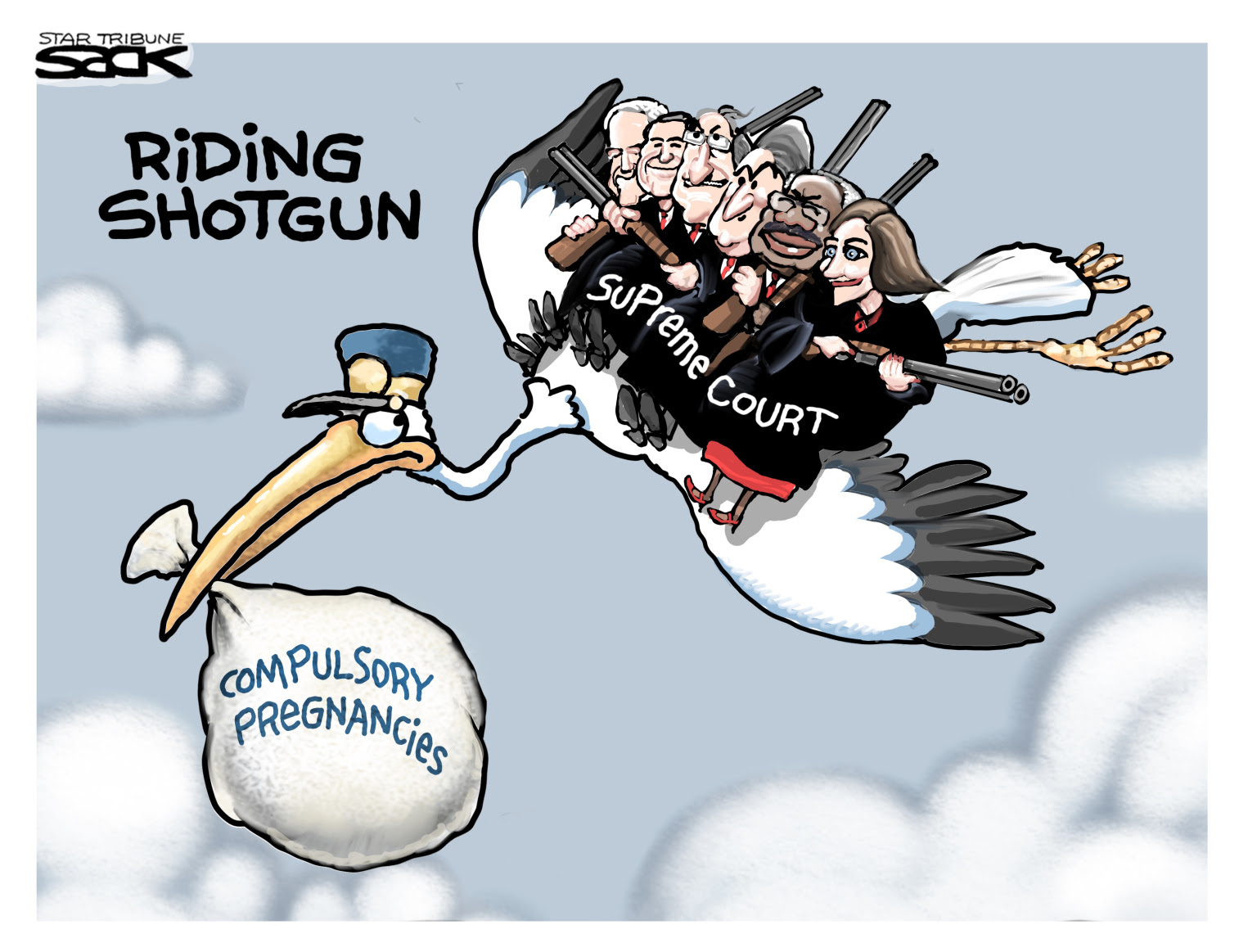 Supreme Court stacked by Republicans to overturn Roe v Wade and women abortion rights