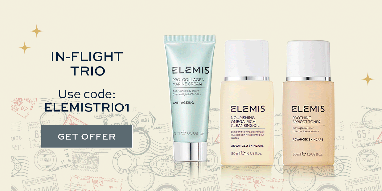 Receive a free 3-pc gift with your $100 Elemis purchase