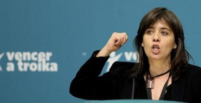 La diputada y coordinadora del Bloco de Esquerda, Catarina Martins.