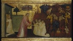 San Lorenzo en una pintura de Lorenzo di Nicolò