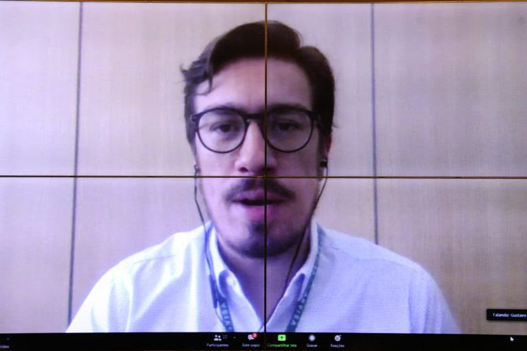 84ª Reunião Técnica por Videoconferência - O estado atual do desenvolvimento da vacina de Oxford. Gerente-Geral de Medicamentos e Produtos Biológicos da Agência Nacional de Vigilância Sanitária - Anvisa, Gustavo Mendes Lima Santos