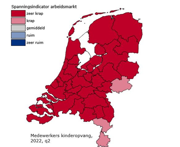 Spanningsindicator Arbeidsmarkt Kinderopvang Q2 2022