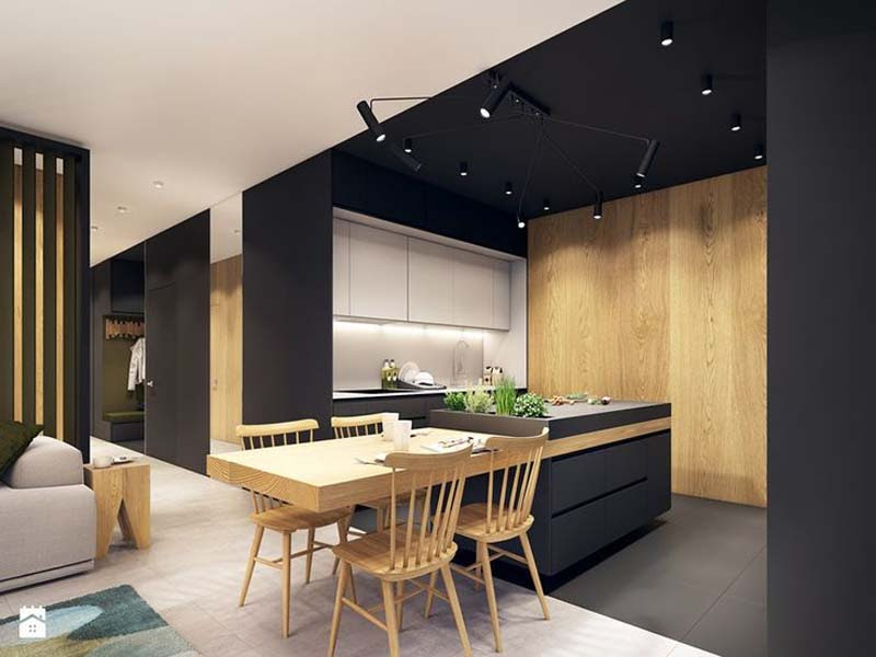 Sử dụng màu đen trong trang trí bếp: Kết quả vừa sạch vừa đẹp đến khó tin - Ảnh 14. Sử dụng màu đen trong trang trí bếp: Kết quả vừa sạch vừa đẹp đến khó tin - Ảnh 14.