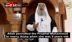 Muslim cleric: “Allah permitted the Prophet Muhammad to marry Aisha when she was 9 years old”