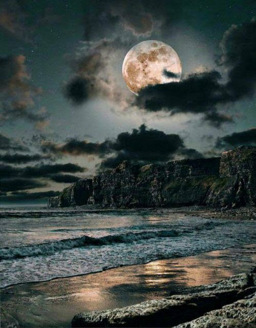 Beach-Moon-rising