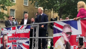 Video from London: Massive crowds gather to hear Geert Wilders demand Tommy Robinson’s release