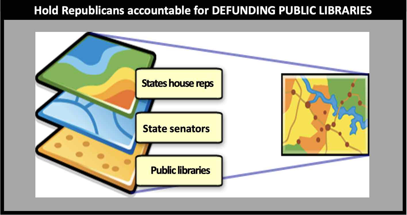 Hold Republicans accountable for defunding public libraries as part of their culture wars