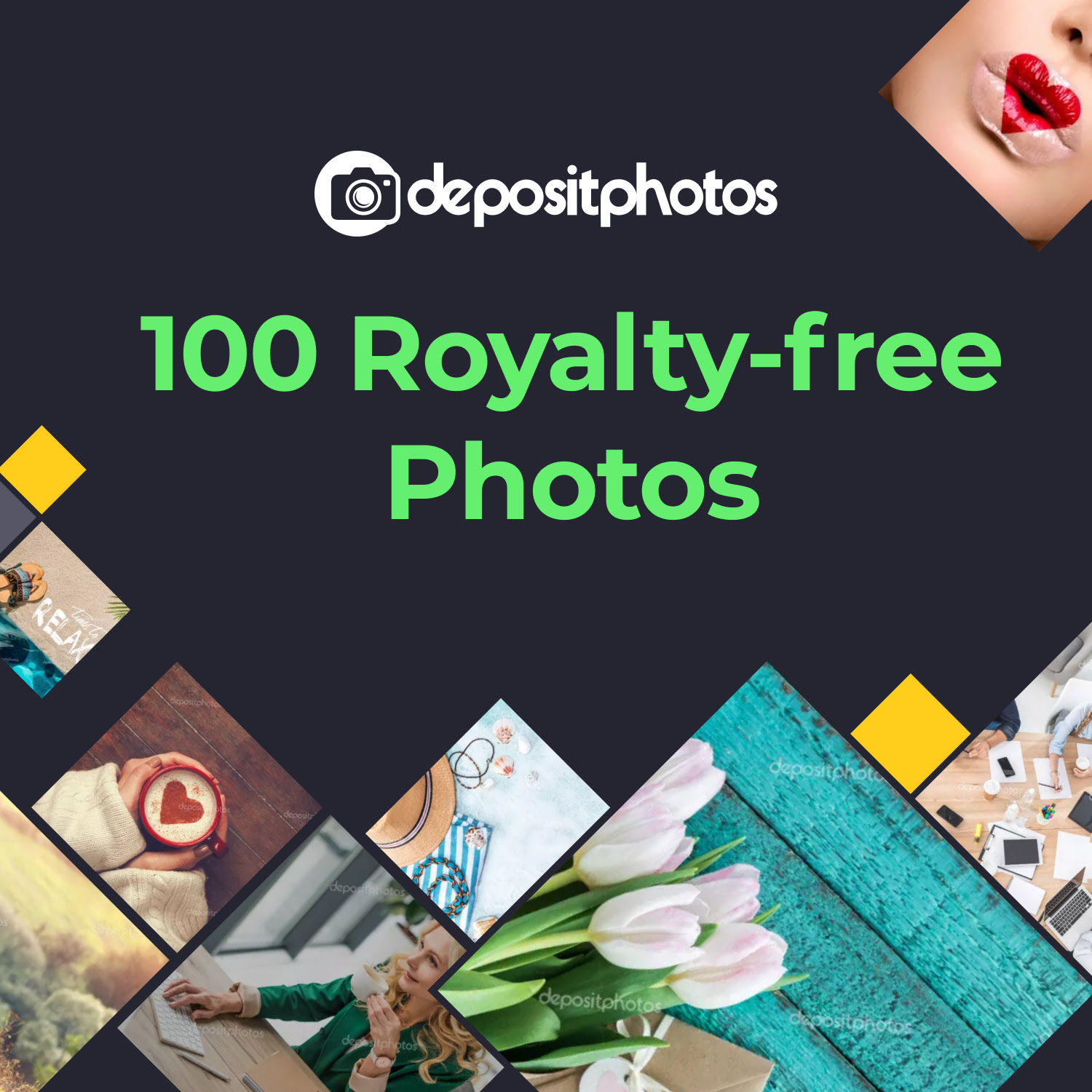 Depositphotos 100 images for $100 $80