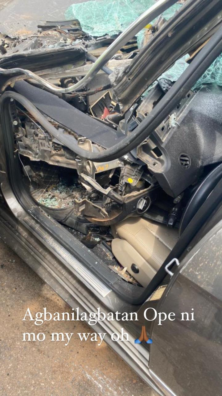 "Someone survived this?" Shock as man shares testimony of how he survived car accident