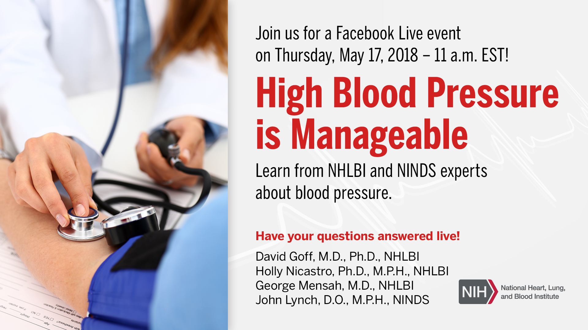 World Hypertension Day Facebook Live