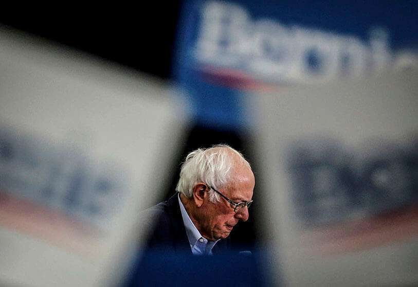 El senador demócrata estadounidense Bernie Sanders