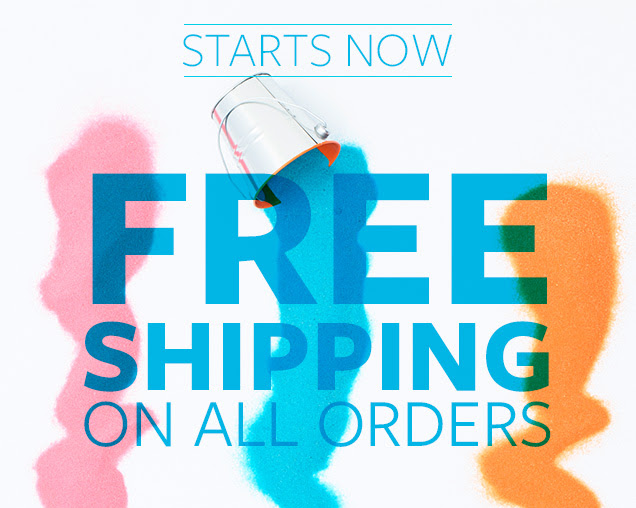 Starts now | Free shipping on all orders