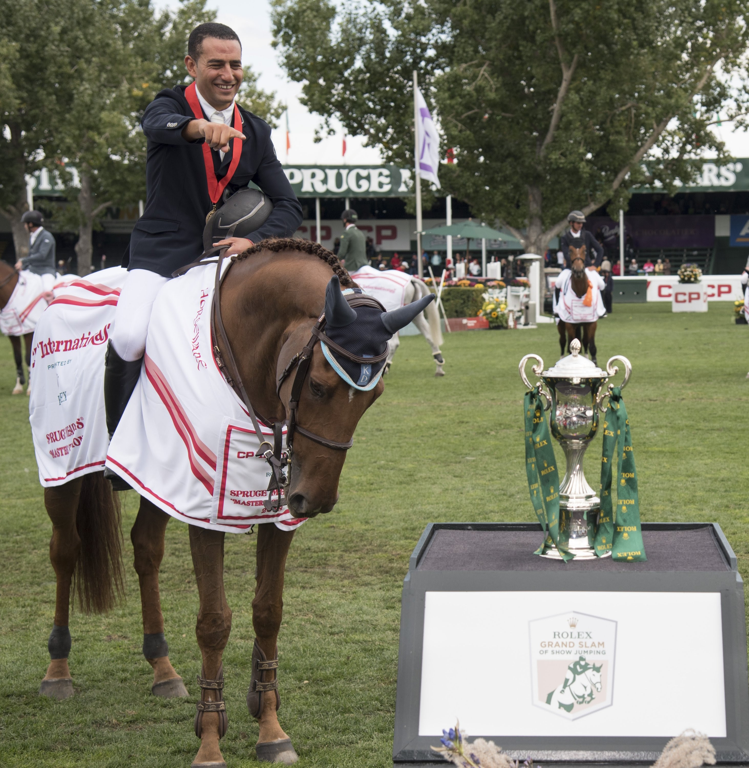 Sameh el Dahan (EGY) - Newest contender in the Rolex Grand Slam of Show Jumping © Spruce Meadows Media/Mike Sturk