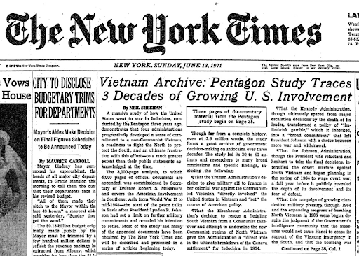 50th Anniversary Of The Release Of The Pentagon Papers Richard Nixon Museum And Library 