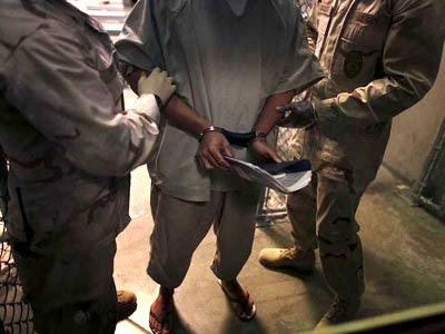 Fotografía tomada en el Campamento 6 del centro de detención de Guantánamo.