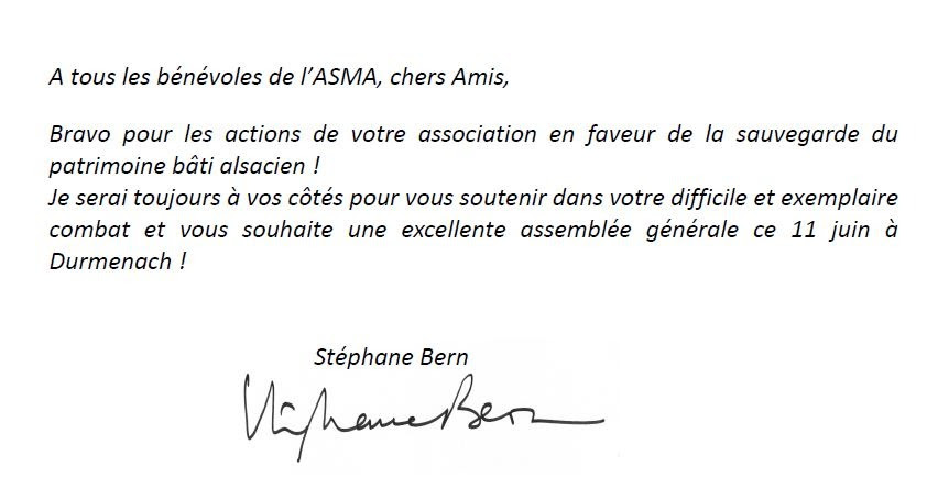 Message de soutien de Stéphane Bern