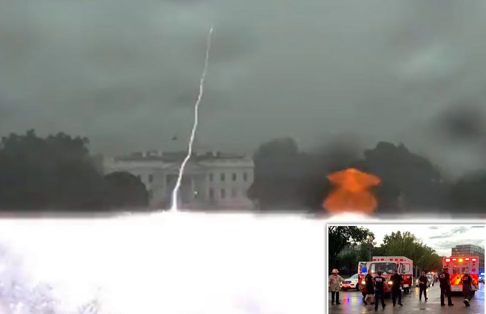 بالفيديو: صاعقة برق تقتل 3 أشخاص قرب البيت الأبيض